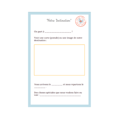 Mes premières vacances – Carnet de voyage pour enfant – Image 5