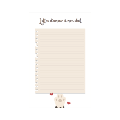 Lettre d'amour à mon chat