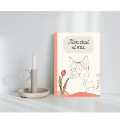 Variante de couverture pour le journal de mon chat