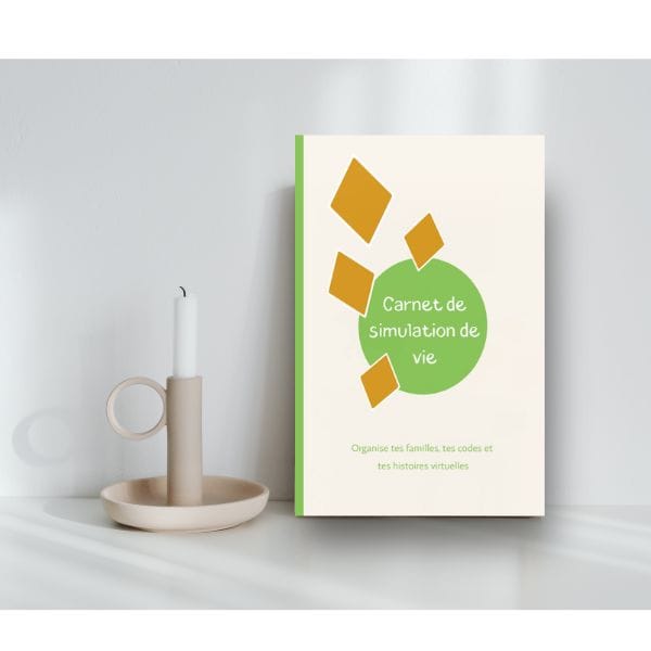 Couverture de carnet de jeu de simulation de vie